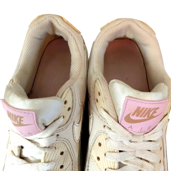 Nike Tan And White Air max 90 Women's Sneakers Size 7 - Picture 4 of 13